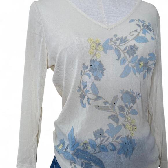 Vintage y2k sheer micro mesh long sleeve - Picture 2 of 6